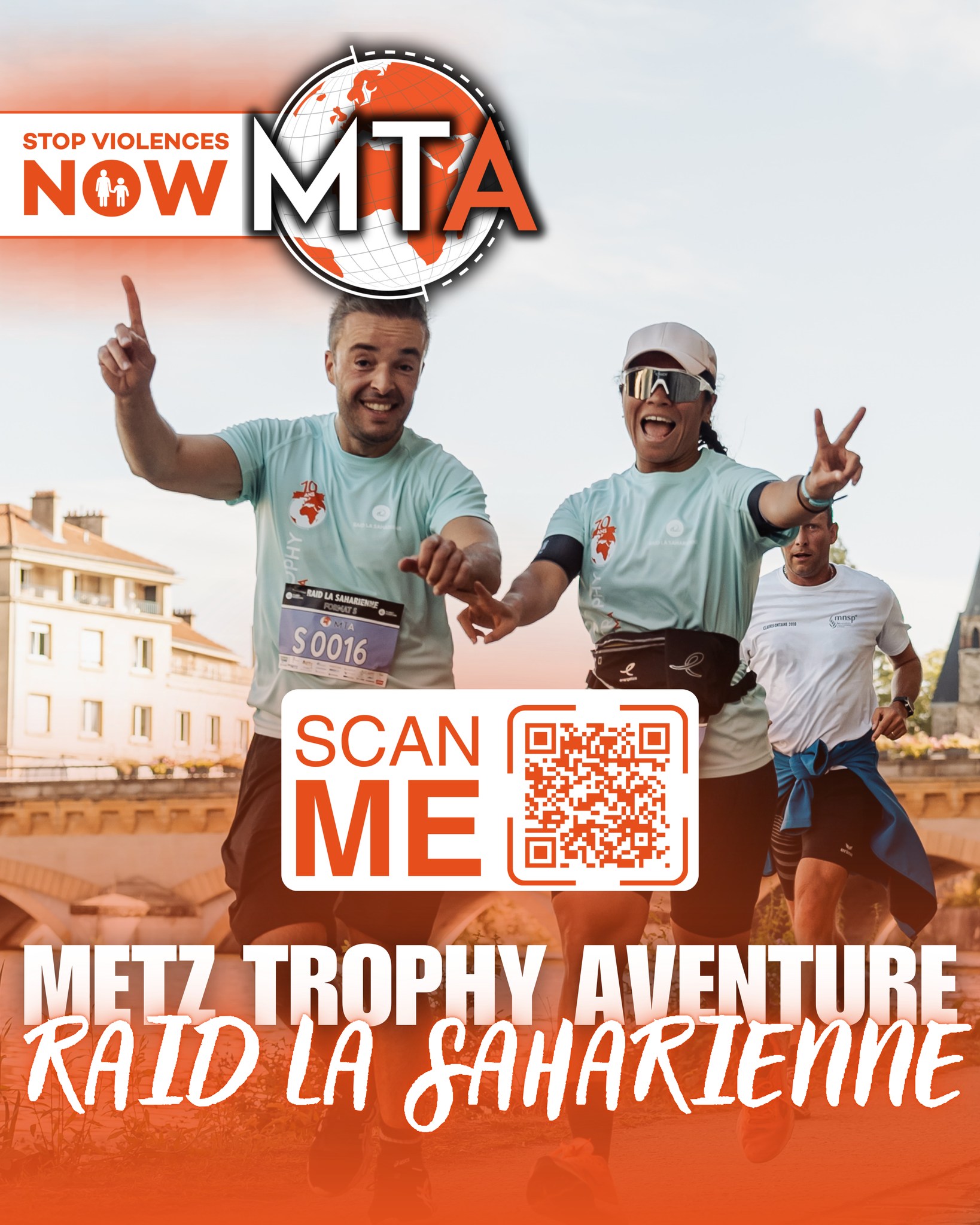 🌍 Metz Trophy Aventure — Raid La Saharienne

Le Raid La Saharienne revient au Metz Trophy Aventure pour une journée 100% sport, aventure et solidarité 💥

En duo féminin ou mixte, venez enchaîner plusieurs disciplines au cœur de Metz : trail urbain, VTT, canoë, run & bike… 🚴‍♀️🏃‍♂️🚣‍♀️

👉 3 formats pour tous les niveaux :
🔹 S 
🔹 M 
🔹 L

Une expérience unique à partager entre ami.e.s, collègues ou en famille ❤️

📍 Départ : Place de la République – Metz
📅 Samedi 12 septembre 2026
⏰ Départ à 10h

🎟️ Inscriptions ouvertes sur : www.metztrophy.com

#RaidLaSaharienne #MetzTrophyAventure #RaidMultisports #SportAventure #RunAndBike #VTT #Canoe #TrailUrbain #SportSolidaire #WomenInSport #DefiSportif #Metz #Moselle #Lorraine #TeamSpirit