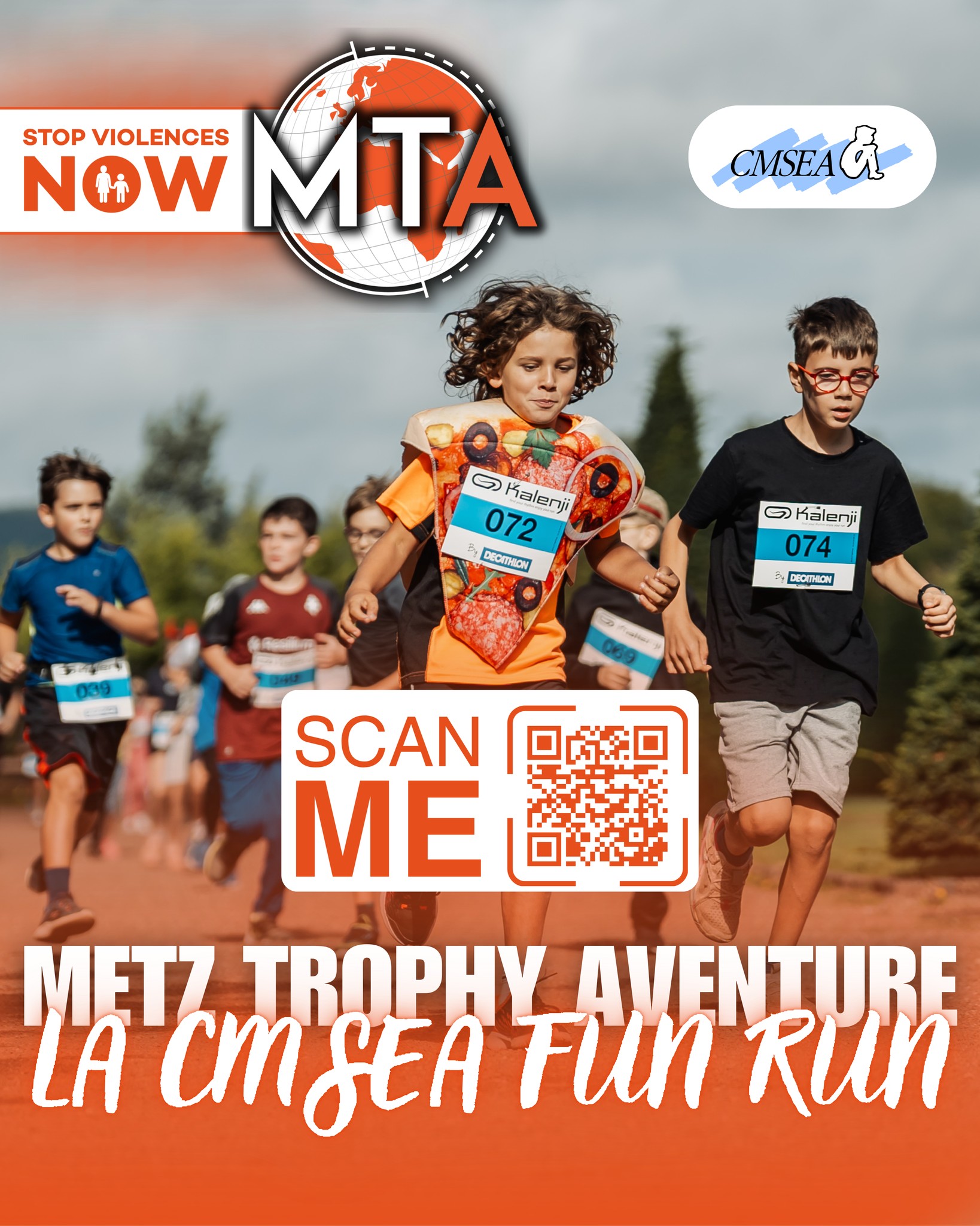 🧒 Metz Trophy Aventure — La CMSEA Fun Run
Le Metz Trophy Aventure propose une course spécialement pensée pour les enfants, mêlant plaisir, découverte et sensibilisation 💥
🏃♀️🏃♂️ Réservée aux 6-12 ans
📏 Parcours de 1 km et 2 km
😄 Sans chronométrage, uniquement pour le plaisir de courir ensemble
Au-delà du sport, la CMSEA Fun Run a aussi une mission forte : sensibiliser les plus jeunes dès le plus jeune âge à l’importance du respect, de la solidarité et du soutien aux causes majeures, notamment la lutte contre les violences faites aux femmes et aux enfants ❤️
Une première expérience du sport engagée, positive et porteuse de sens 🌱
📍 Place de la République – Metz
📅 Samedi 12 septembre 2026
⏰ Départ à 11h
🙌 Parents, familles et supporters sont les bienvenus pour encourager les jeunes participants !
🎟️ Infos & inscriptions : metztrophy.com
#CMSEAFunRun #MetzTrophyAventure #KidsRun #SportPourTous #Sensibilisation #Respect #Solidarite #LutteContreLesViolences #Enfants #Metz #Moselle #Lorraine #PetitsChampions #CourseEnfants